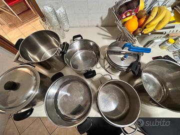 Pentole diverse grandezza No Induzione