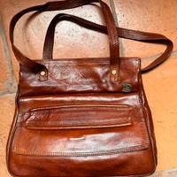 Borsa in pelle marrone