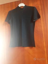 Maglietta donna Versace Jeans Couture nera cangian