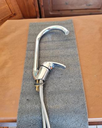 Miscelatore inox lavello cucina 