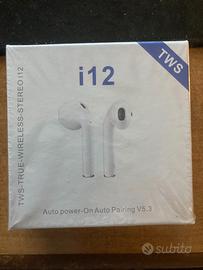Auricolare Bluetooth I12 TWS scatola di ricarica
