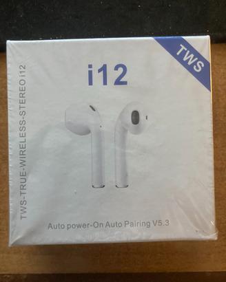 Auricolare Bluetooth I12 TWS scatola di ricarica