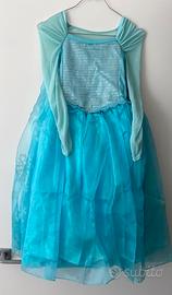 Vestito di Carnevale Elsa Frozen tg 7/8 anni