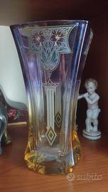 Vaso vetro Art Noveau France 