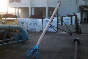 COCLEA PER TRASPORTO FARINE SU CARRELLO