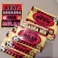 lotto 18 pacchetti figurine Squadra Mia Milan 1991