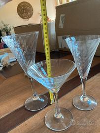 servizio bicchieri  Orrefors- 80 pezzi