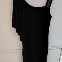 vestito nero tg 44 il lanificio, elasticizzato