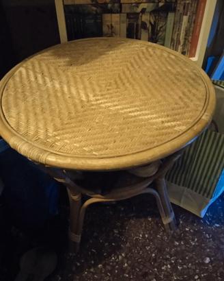 Sedia e Tavolo Rattan