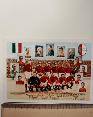 GRANDE TORINO 1942 43 CARTOLINA