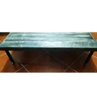 Tavolino Caffè Divano Salotto in legno e ferro