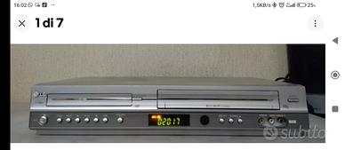 LG VC-9800 COMBO DVD/VHS 6 TESTINE CON TELECOMANDO