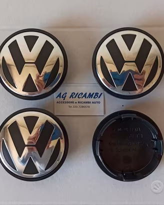 Set 4 coprimozzo Volkswagen 65 mm Golf Tiguan