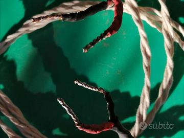 CAVI DI POTENZA RAME ARGENTO SOLID CORE+ PUNTALI