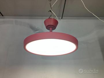 Ventilatore soffitto Led D.106 rosso + telecomando