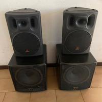 Subwoofer  casse audio luci per feste eventi