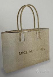 Michael Kors gold tote bag per donna