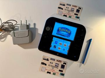 Nintendo 2DS Nero + giochi Pokemon altro