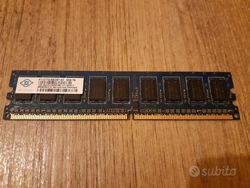 Memoria RAM Nanya NT1GT72U89D0BY-AD 1GB