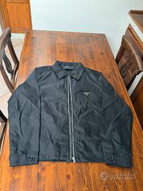 Prada Giacca Nera Nylon Re-Nylon taglia L