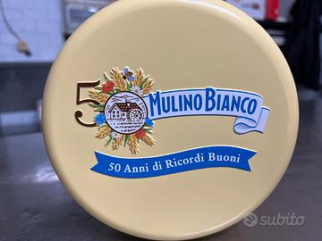 Biscottiera in latta Mulino Bianco