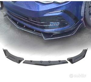 SPOILER LIP VOLKSWAGEN VW GOLF 8 R LINE NERO LUCID