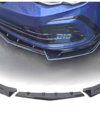 SPOILER LIP VOLKSWAGEN VW GOLF 8 R LINE NERO LUCID