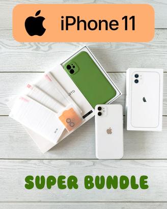 Apple iPhone 11 128GB Bianco + Accessori