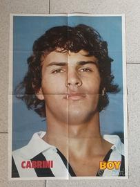 Poster vintage di Antonio Cabrini (Juventus)