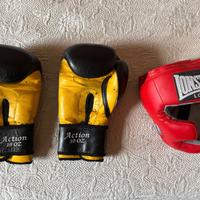 Guantoni Boxe Leone e Protezione Lonsdale 50 euro