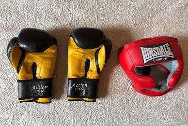 Guantoni Boxe Leone e Protezione Lonsdale 50 euro