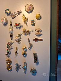 Bigiotteria spille donna vintage anni 60