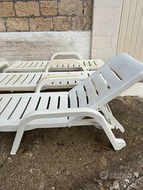 Lettino prendisole modello Casablanca