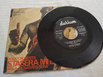 Vinile 45 giri Rocky Roberts Stasera mi butto