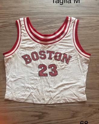 Crop Top Stile Basket "Boston 23" Vintage
