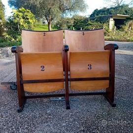 sedie cinema anni 60 