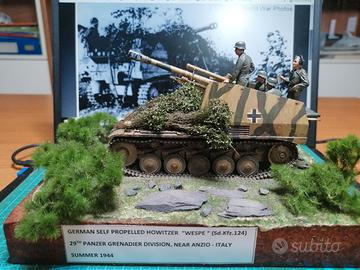 Diorama 1:35 obice semovente tedesco WESPE