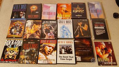 lotto DVD Guns n Roses+2 VHS 