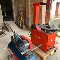 Smontagomme e compressore monofase