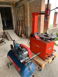 Smontagomme e compressore monofase