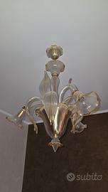 Lampadario vetro di Murano originale La Murrina