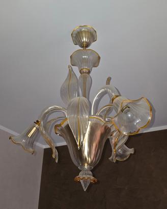 Lampadario vetro di Murano originale La Murrina