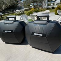 Valige laterali Shad SH38X espandibili + attacchi