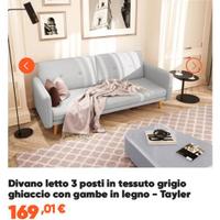Divano-letto 3 posti Deghi - Modello Tayler