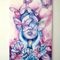 Quadro Olio su Tela 80x120cm