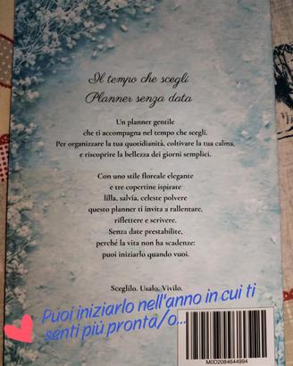 planner ispirazionale senza data e anno 