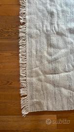 Tappeto di lana grigio chiaro 230X300