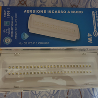 LUCE LED emergenza ad incasso