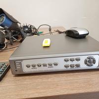 impianto videosorveglianza con hard disk da 1 tera