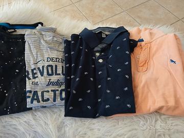 4 polo e magliette bambino
